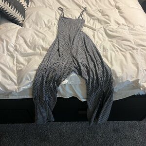 Open back Patterned Women's Jumpsuit